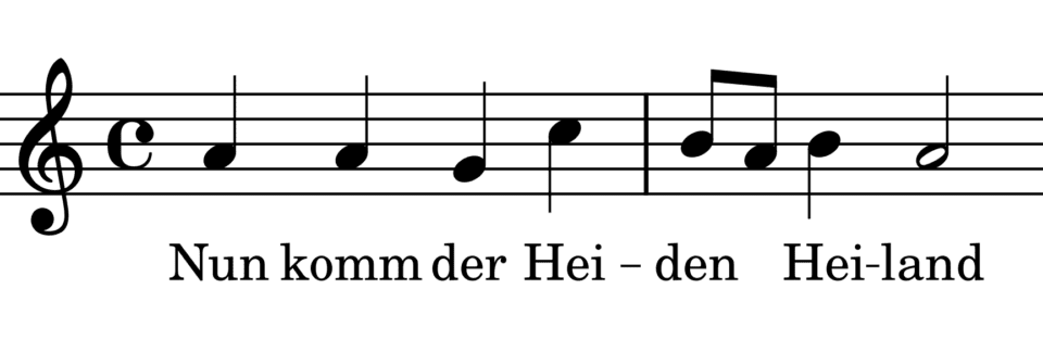 Example of a Chorale Melody where you have a given Melody